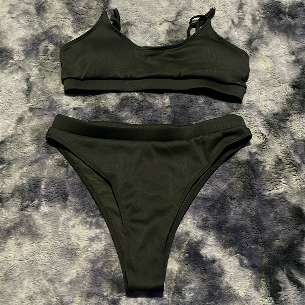 SHEIN Women's Black Bikini Set